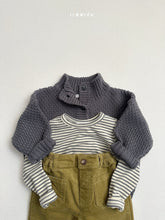 Charger l'image dans la galerie, 【予約】ワッフルハイネックカーディガン AW 韓国 韓国子供服 2026 minirobe