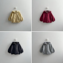 Load image into Gallery viewer, 【予約】バーバルフードジップアップ AW 羽織 parker 韓国 韓国子供服 2026 minirobe Wselect