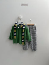 Load image into Gallery viewer, 【予約】チェリーストライプジョガーパンツ AW 韓国 韓国子供服 2026 digreen