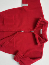 Cargar imagen en el visor de la galería, 【予約】ロエルニットジップアップ AW 韓国 韓国子供服 2026 digreen