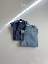 Cargar imagen en el visor de la galería, 【予約】クイルテッドデニムパンツ AW 韓国 韓国子供服 2026 digreen