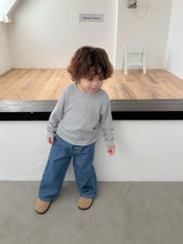 Cargar imagen en el visor de la galería, 【予約】クイルテッドデニムパンツ AW 韓国 韓国子供服 2026 digreen