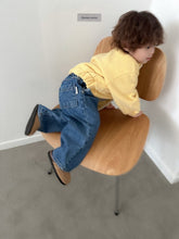 Cargar imagen en el visor de la galería, 【予約】クイルテッドデニムパンツ AW 韓国 韓国子供服 2026 digreen