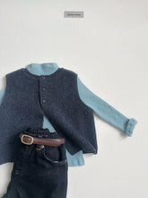 Cargar imagen en el visor de la galería, 【予約】ノードダークデニム AW 韓国 韓国子供服 2026 digreen