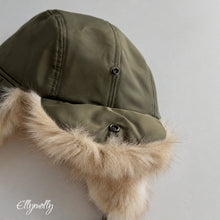 Cargar imagen en el visor de la galería, 【予約】エスキモファーパイロット帽子 AW 韓国 韓国子供服 2026 ellymolly