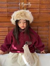 Cargar imagen en el visor de la galería, 【予約】エスキモファーパイロット帽子 AW 韓国 韓国子供服 2026 ellymolly