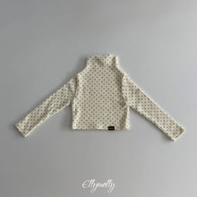 Charger l'image dans la galerie, 【予約】ドットブラッシュモックタートルネックTシャツ AW 韓国 韓国子供服 2026 ellymolly