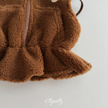 Charger l'image dans la galerie, 【予約】ベアーフードベスト AW 韓国 韓国子供服 boa 2026 ellymolly