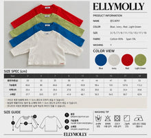 画像をギャラリービューアに読み込む, 【予約】モンドピーチTシャツ AW 韓国 韓国子供服 2026 ellymolly