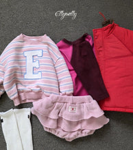 Charger l'image dans la galerie, 【予約】レーヨンカラーブロックラグランTシャツ ロンT AW 韓国 韓国子供服 2026 ellymolly