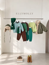 Charger l'image dans la galerie, 【予約】レーヨンカラーブロックラグランTシャツ ロンT AW 韓国 韓国子供服 2026 ellymolly