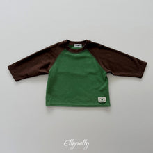 Charger l'image dans la galerie, 【予約】レーヨンカラーブロックラグランTシャツ ロンT AW 韓国 韓国子供服 2026 ellymolly