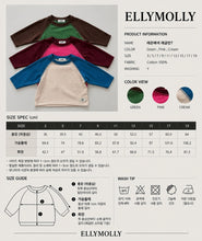 Charger l'image dans la galerie, 【予約】レーヨンカラーブロックラグランTシャツ ロンT AW 韓国 韓国子供服 2026 ellymolly