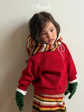 Cargar imagen en el visor de la galería, 【予約】アデネスウールハーフジップ スエット 冬 AW 韓国 韓国子供服 2026 ellymolly