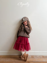Cargar imagen en el visor de la galería, 【予約】アデネスウールハーフジップ スエット 冬 AW 韓国 韓国子供服 2026 ellymolly