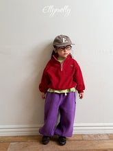 Cargar imagen en el visor de la galería, 【予約】アデネスウールハーフジップ スエット 冬 AW 韓国 韓国子供服 2026 ellymolly