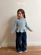 Charger l'image dans la galerie, 【予約】ラインウォークフリースラインデニム AW 韓国 韓国子供服 2026 ellymolly