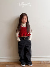 Charger l'image dans la galerie, 【予約】ラインウォークフリースラインデニム AW 韓国 韓国子供服 2026 ellymolly