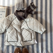 画像をギャラリービューアに読み込む, 【予約】裏ボアキルティングコート 80〜130cm あったか もこもこ ゆったり 冬 Wselect