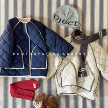 画像をギャラリービューアに読み込む, 【予約】裏ボアキルティングコート 80〜130cm あったか もこもこ ゆったり 冬 Wselect