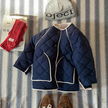 画像をギャラリービューアに読み込む, 【予約】裏ボアキルティングコート 80〜130cm あったか もこもこ ゆったり 冬 Wselect