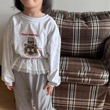 画像をギャラリービューアに読み込む, 【即納】つぶつぶネコロンT 長袖 2025 nightbebe Kids W select