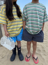 Load image into Gallery viewer, 【予約】 OURマルチボーダーT 90-160 半袖 夏Jr. SS 韓国 2026 OUR - W select baby kids