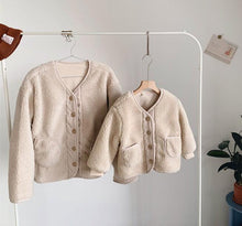画像をギャラリービューアに読み込む, 【予約】親子ボアコート おそろい ボア 羽織 Kids coat Wselect - W select baby kids