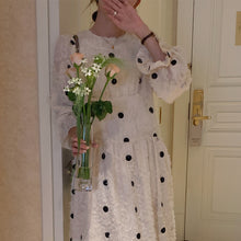 画像をギャラリービューアに読み込む, 【即納】ドットレースワンピース 水玉 ワンピース 大人 レディース Wselect - W select baby kids