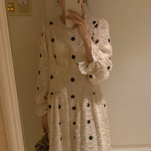 画像をギャラリービューアに読み込む, 【即納】ドットレースワンピース 水玉 ワンピース 大人 レディース Wselect - W select baby kids