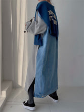 画像をギャラリービューアに読み込む, 【即納】デニム切り替えスエットワンピース ワンピース 大人 レディース Wselect - W select baby kids