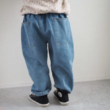 画像をギャラリービューアに読み込む, 【即納】ポケットゆるデニム キッズ パンツ Kidspants bottom denim デニム 子供 Kids Wselect - W select baby kids