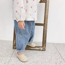 画像をギャラリービューアに読み込む, 【即納】ポケットゆるデニム キッズ パンツ Kidspants bottom denim デニム 子供 Kids Wselect - W select baby kids