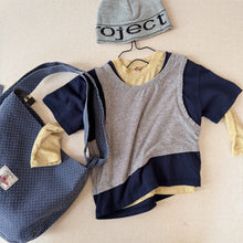 Load image into Gallery viewer, 【予約】レイヤード3色ロンT   春　夏　80～130ｃｍ　Wselect - W select  baby kids
