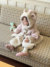 Load image into Gallery viewer, 【予約】ベビーピンクフードコート　長袖　ふわふわ　冬80～130ｃｍ　Wselect
