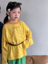 Load image into Gallery viewer, 【予約】 SpringボーダーロンT  ボーダー　ゆったり　90～150ｃｍ　Wselect - W select  baby kids
