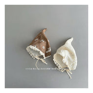 【予約】女の子のcottonバブーシュカ　夏　40～48ｃｍ　帽子　baby SS Wselect - W select  baby kids