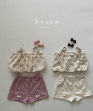 Load image into Gallery viewer, 【予約】Aosta リボンキャミブラウス　夏　TOPS　baby　Kids　Wselect Aosta
