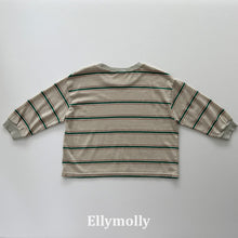 Cargar imagen en el visor de la galería, 【予約】ドミノピグティー　長袖　ボーダー　AW 韓国  韓国子供服　2026 ELLYMOLLY - W select  baby kids
