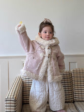 Load image into Gallery viewer, 【予約】ベビーピンクフードコート　長袖　ふわふわ　冬80～130ｃｍ　Wselect
