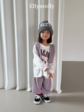Load image into Gallery viewer, 【予約】ロエンフリルカーディガン　ボーダー　AW 韓国  韓国子供服　2026 ELLYMOLLY - W select  baby kids
