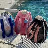 【予約】メッシュバック　水遊び　手提げ　baby カラフル　SS Wselect - W select  baby kids