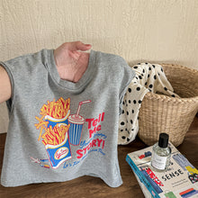 Cargar imagen en el visor de la galería, 【予約】BBQハーフタンク  夏　tops 80～130ｃｍ　子供服　 Wselect　SS 子供服　 Wselect - W select  baby kids
