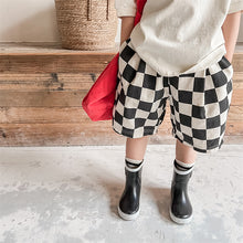 画像をギャラリービューアに読み込む, 【予約】チェッカーハーフパンツ　春　夏　80～130ｃｍ　Wselect
