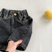 Load image into Gallery viewer, 【予約】シンプルデニムショートパンツ  夏　denim  80～130ｃｍ　子供服　 Wselect　SS 子供服　 Wselect - W select  baby kids
