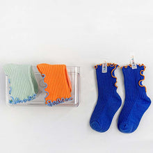 画像をギャラリービューアに読み込む, 【即納】ネオンラインソックス　3足SET　socks　靴下　gift　Wselect
