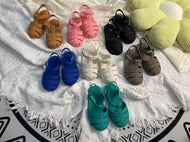 【予約】ラバーサンダル　マジックテープ　夏　free size　リュック　 カラフル　SS Wselect - W select  baby kids