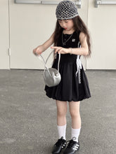 Charger l'image dans la galerie, 【予約】スポーティーバルーンワンピ　夏　100～150ｃｍ　リボン　レース　子供服　 Wselect　SS 子供服　 Wselect - W select  baby kids
