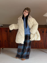 Load image into Gallery viewer, 【予約】ブルーチェックストレートパンツ bottom　ゆったり　冬100～160ｃｍ　Wselect
