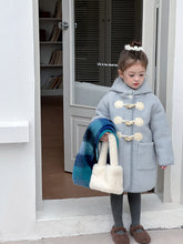 Load image into Gallery viewer, 【予約】カラーダッフルコート　ダッフル　羽織　ロング　あったか　blue　red　110～170ｃｍ　Wselect
